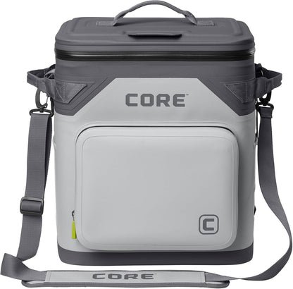 Magnetic Leak Proof Soft Cooler with Waterproof Zipper | Insulated Bag Portable Ice Chest Box | Best Soft Cooler for Food & Beverages for Tailgating, Car Camping, Travel, and Family Beach Picnics