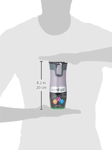 West Loop Autoseal Travel Mug, Stainless Steel Thermal Mug, Vacuum Flask, Leakproof Tumbler, Coffee Mug with BPA-Free Easy-Clean Lid