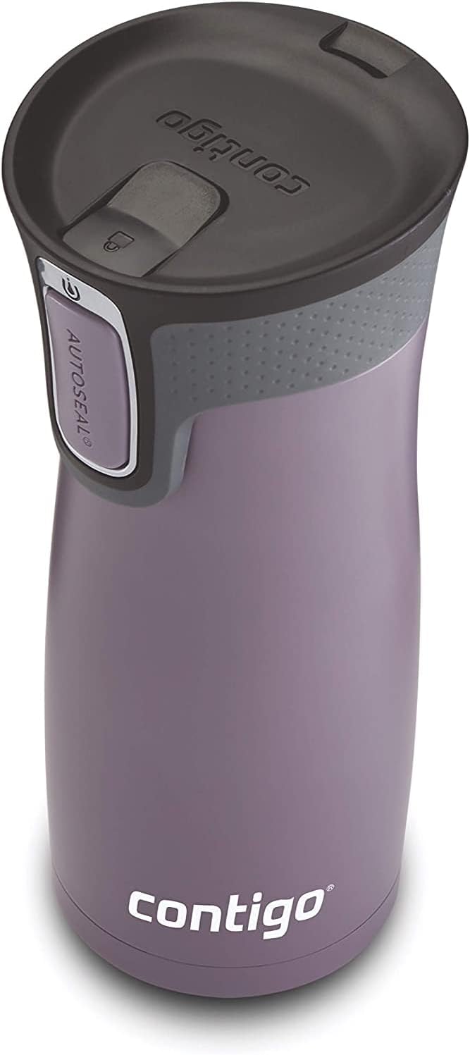 West Loop Autoseal Travel Mug, Stainless Steel Thermal Mug, Vacuum Flask, Leakproof Tumbler, Coffee Mug with BPA-Free Easy-Clean Lid