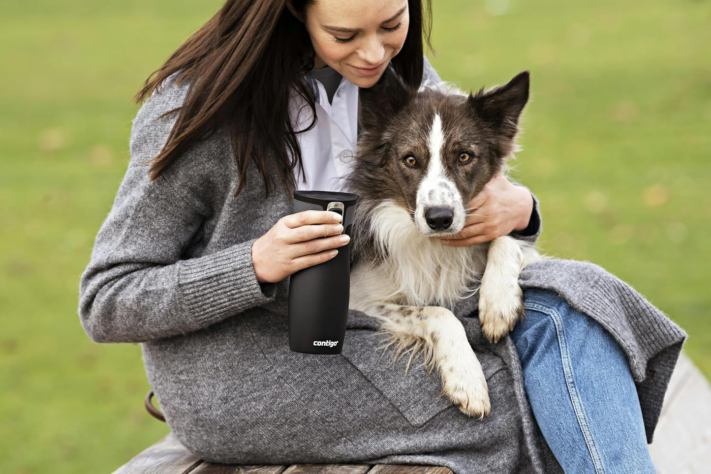 West Loop Autoseal Travel Mug, Stainless Steel Thermal Mug, Vacuum Flask, Leakproof Tumbler, Coffee Mug with BPA-Free Easy-Clean Lid