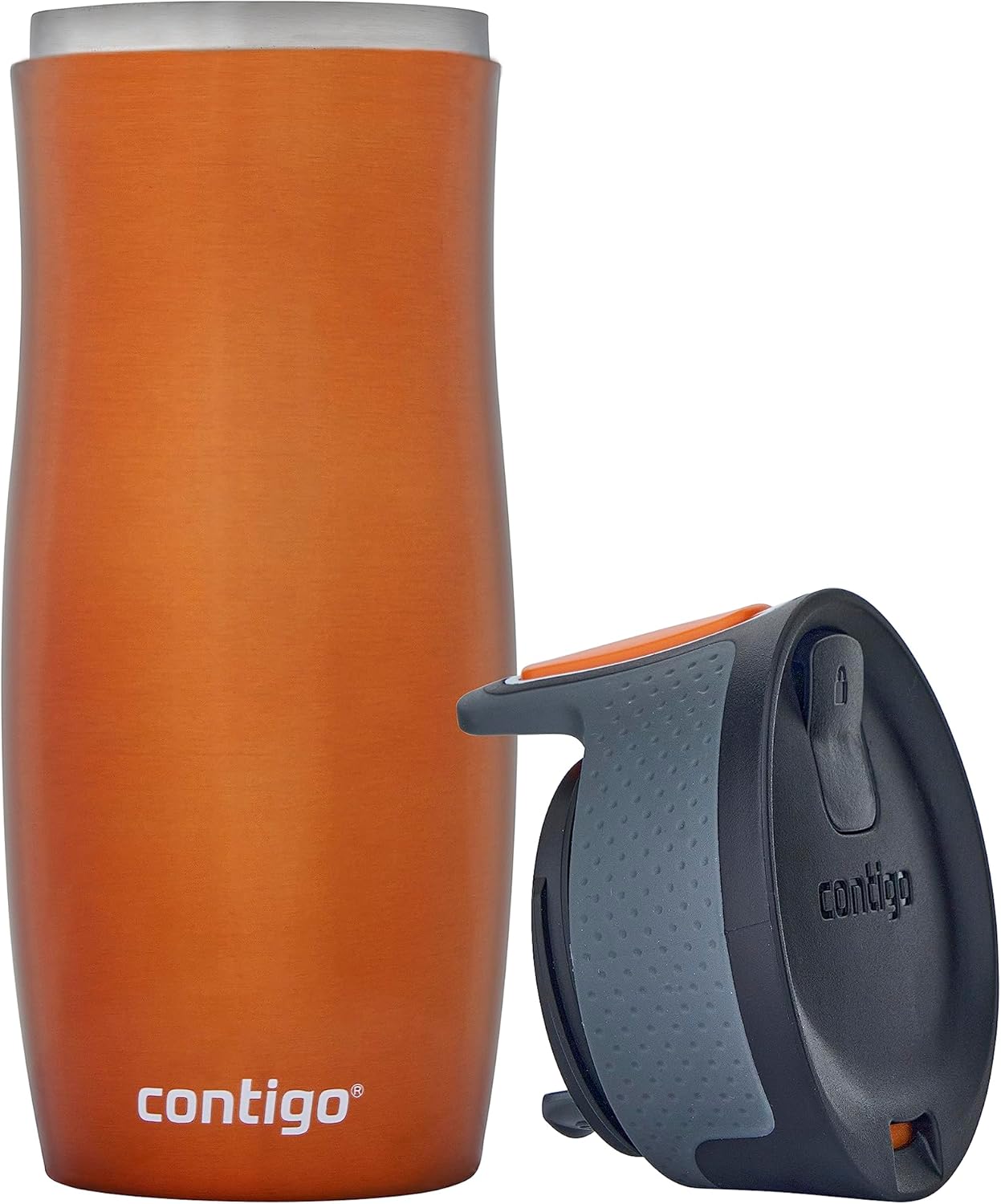 West Loop Autoseal Travel Mug, Stainless Steel Thermal Mug, Vacuum Flask, Leakproof Tumbler, Coffee Mug with BPA-Free Easy-Clean Lid