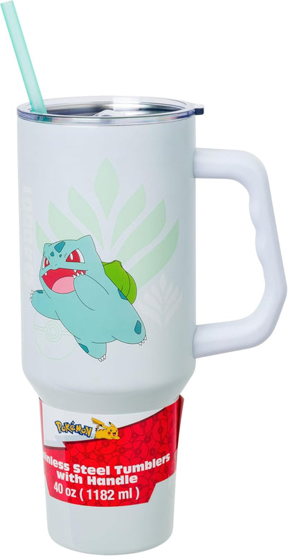 Lilo and Stitch Wink Face, Stainless Steel Tumbler, 40oz | Make Some Waves, Rhinestone, Disney, Double Walled, Includes Handle and Straw, Fits in Cup Holder, 1.18 Liters - Colors B