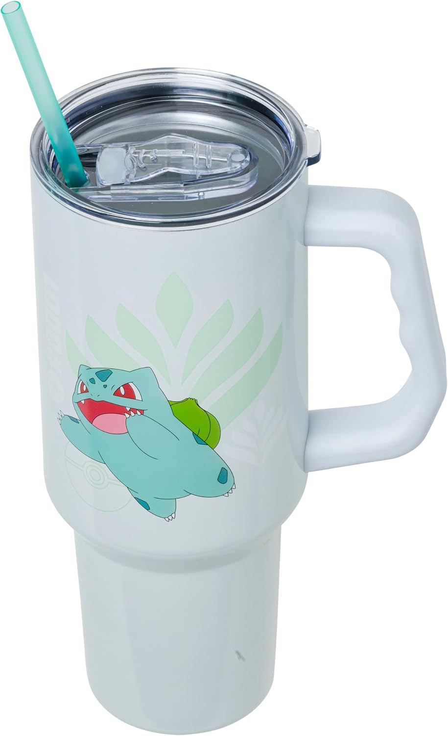 Lilo and Stitch Wink Face, Stainless Steel Tumbler, 40oz | Make Some Waves, Rhinestone, Disney, Double Walled, Includes Handle and Straw, Fits in Cup Holder, 1.18 Liters - Colors B