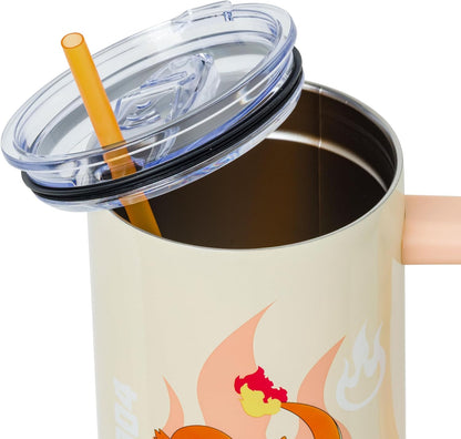 Lilo and Stitch Wink Face, Stainless Steel Tumbler, 40oz | Make Some Waves, Rhinestone, Disney, Double Walled, Includes Handle and Straw, Fits in Cup Holder, 1.18 Liters - Colors B