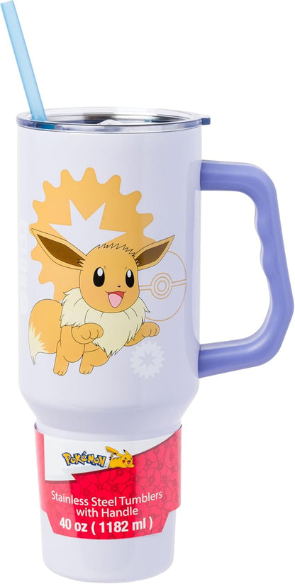 Lilo and Stitch Wink Face, Stainless Steel Tumbler, 40oz | Make Some Waves, Rhinestone, Disney, Double Walled, Includes Handle and Straw, Fits in Cup Holder, 1.18 Liters - Colors B