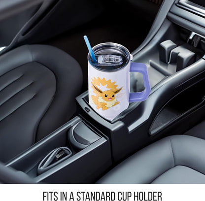 Lilo and Stitch Wink Face, Stainless Steel Tumbler, 40oz | Make Some Waves, Rhinestone, Disney, Double Walled, Includes Handle and Straw, Fits in Cup Holder, 1.18 Liters - Colors B