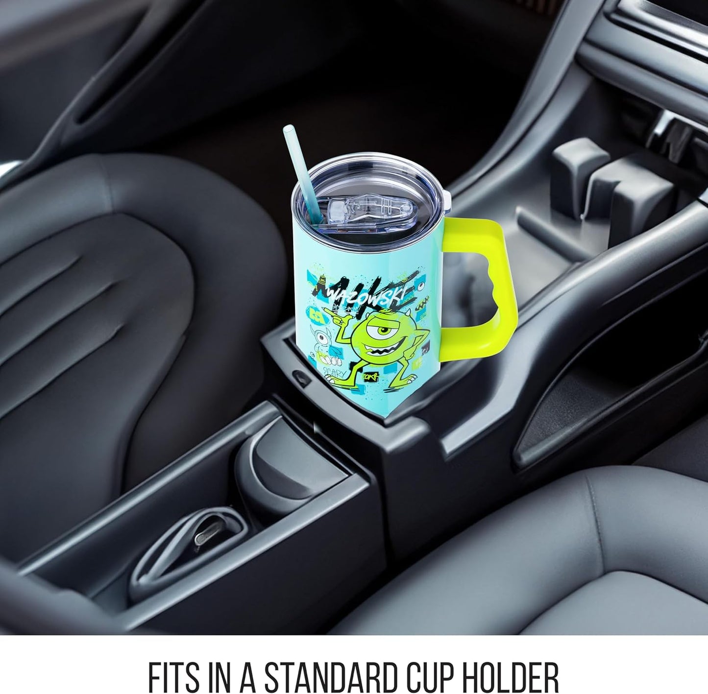 Lilo and Stitch Wink Face, Stainless Steel Tumbler, 40oz | Make Some Waves, Rhinestone, Disney, Double Walled, Includes Handle and Straw, Fits in Cup Holder, 1.18 Liters - Colors B