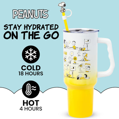 Lilo and Stitch Wink Face, Stainless Steel Tumbler, 40oz | Make Some Waves, Rhinestone, Disney, Double Walled, Includes Handle and Straw, Fits in Cup Holder, 1.18 Liters - Colors B