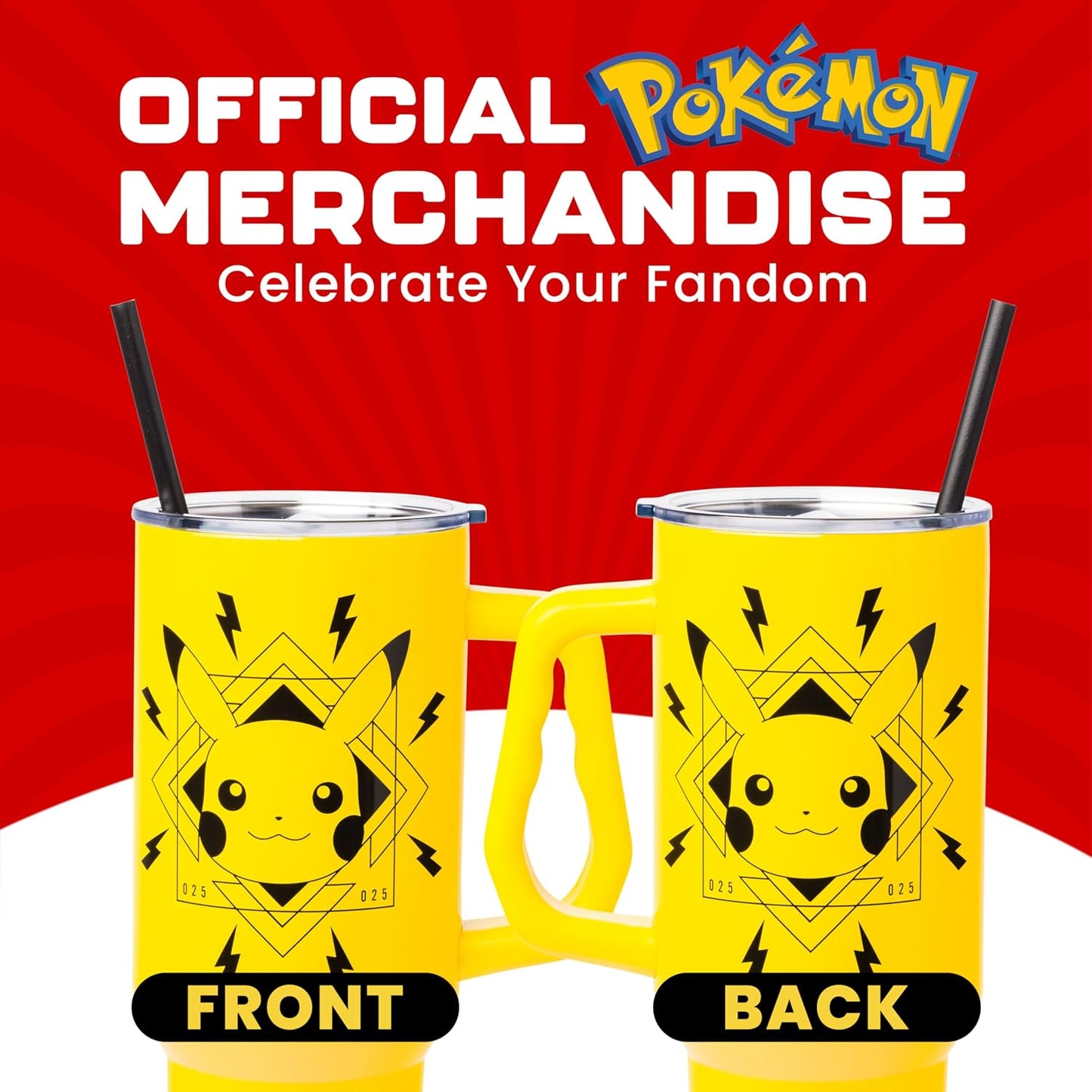 Lilo and Stitch Wink Face, Stainless Steel Tumbler, 40oz | Make Some Waves, Rhinestone, Disney, Double Walled, Includes Handle and Straw, Fits in Cup Holder, 1.18 Liters - Colors B