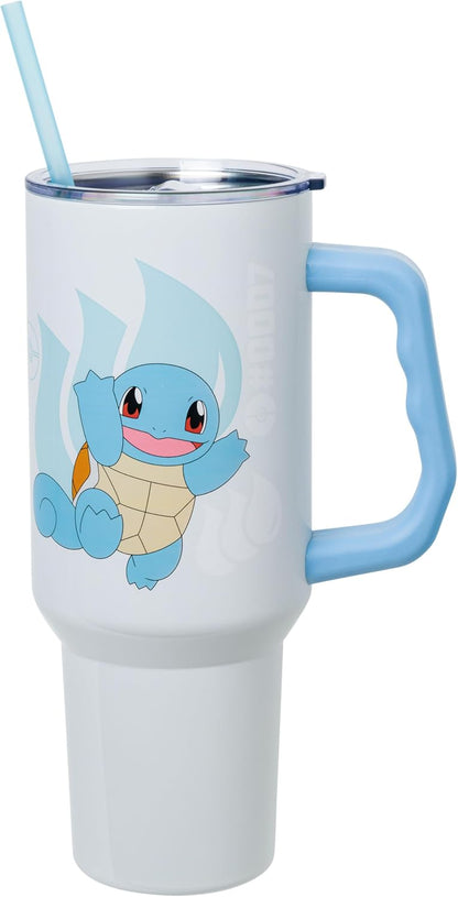 Lilo and Stitch Wink Face, Stainless Steel Tumbler, 40oz | Make Some Waves, Rhinestone, Disney, Double Walled, Includes Handle and Straw, Fits in Cup Holder, 1.18 Liters - Colors B