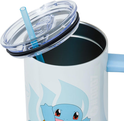 Lilo and Stitch Wink Face, Stainless Steel Tumbler, 40oz | Make Some Waves, Rhinestone, Disney, Double Walled, Includes Handle and Straw, Fits in Cup Holder, 1.18 Liters - Colors B
