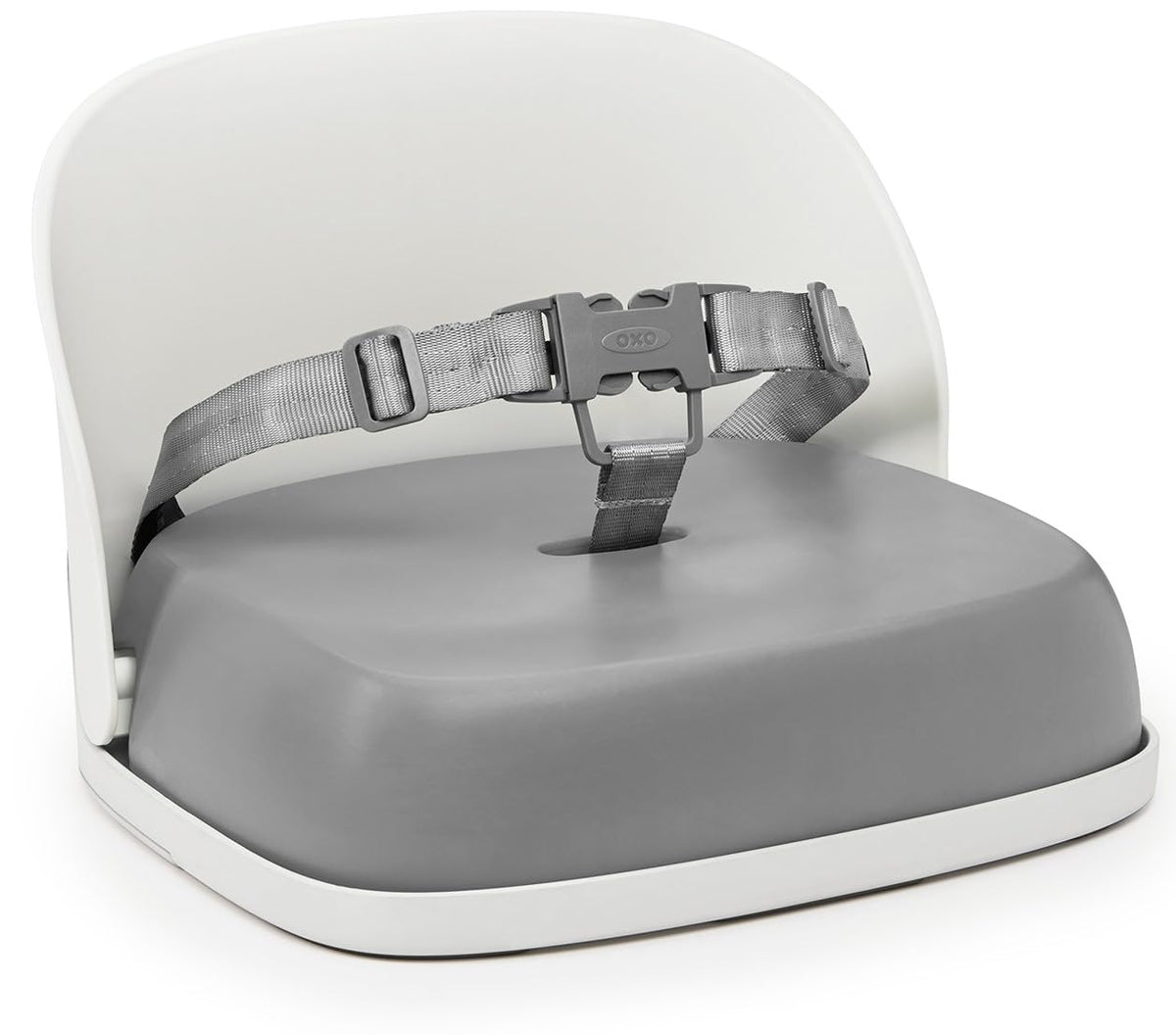 Perch Toddler Booster Seat for Kitchen Chair with Straps, Gray