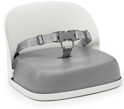 Perch Toddler Booster Seat for Kitchen Chair with Straps, Gray