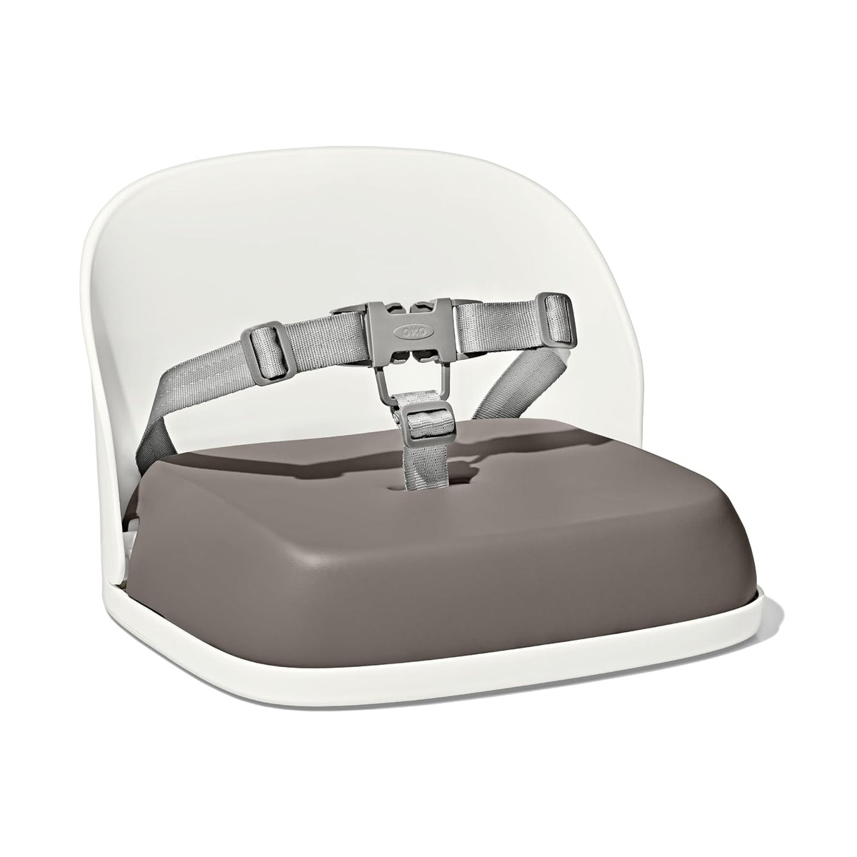 Perch Toddler Booster Seat for Kitchen Chair with Straps, Gray