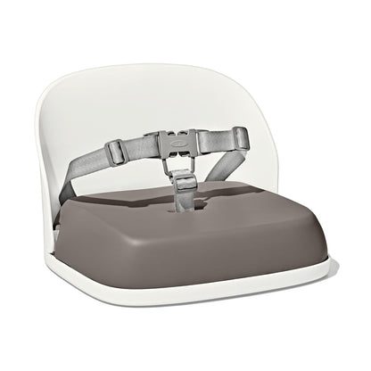 Perch Toddler Booster Seat for Kitchen Chair with Straps, Gray