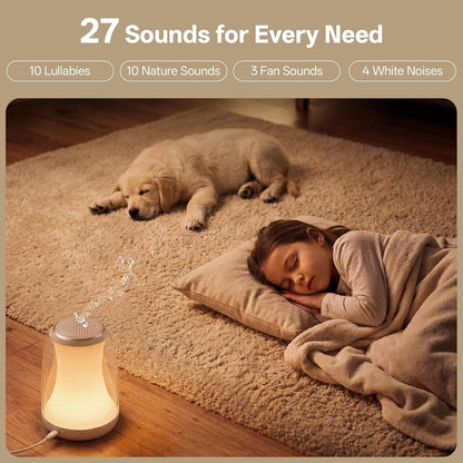 White Noise Sound Machine for Sleep Night Light Baby Remote/Touch Control