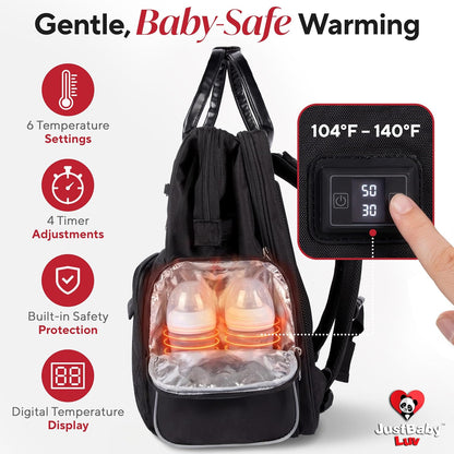 Premium Baby Diaper Bag with Changing Station, Diaper Bag Backpack w/ Pad