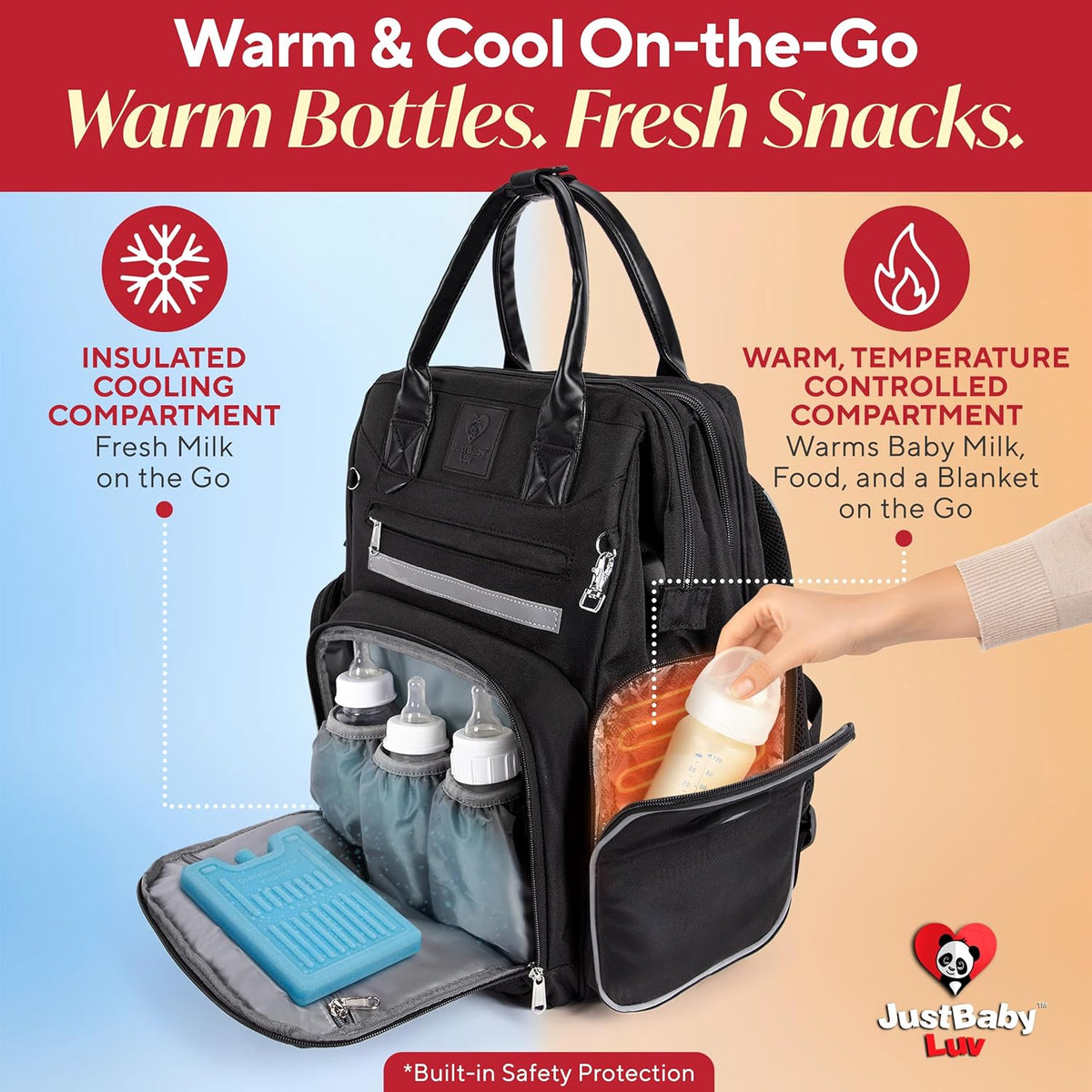 Premium Baby Diaper Bag with Changing Station, Diaper Bag Backpack w/ Pad