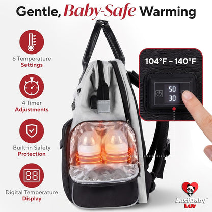 Premium Baby Diaper Bag with Changing Station, Diaper Bag Backpack w/ Pad