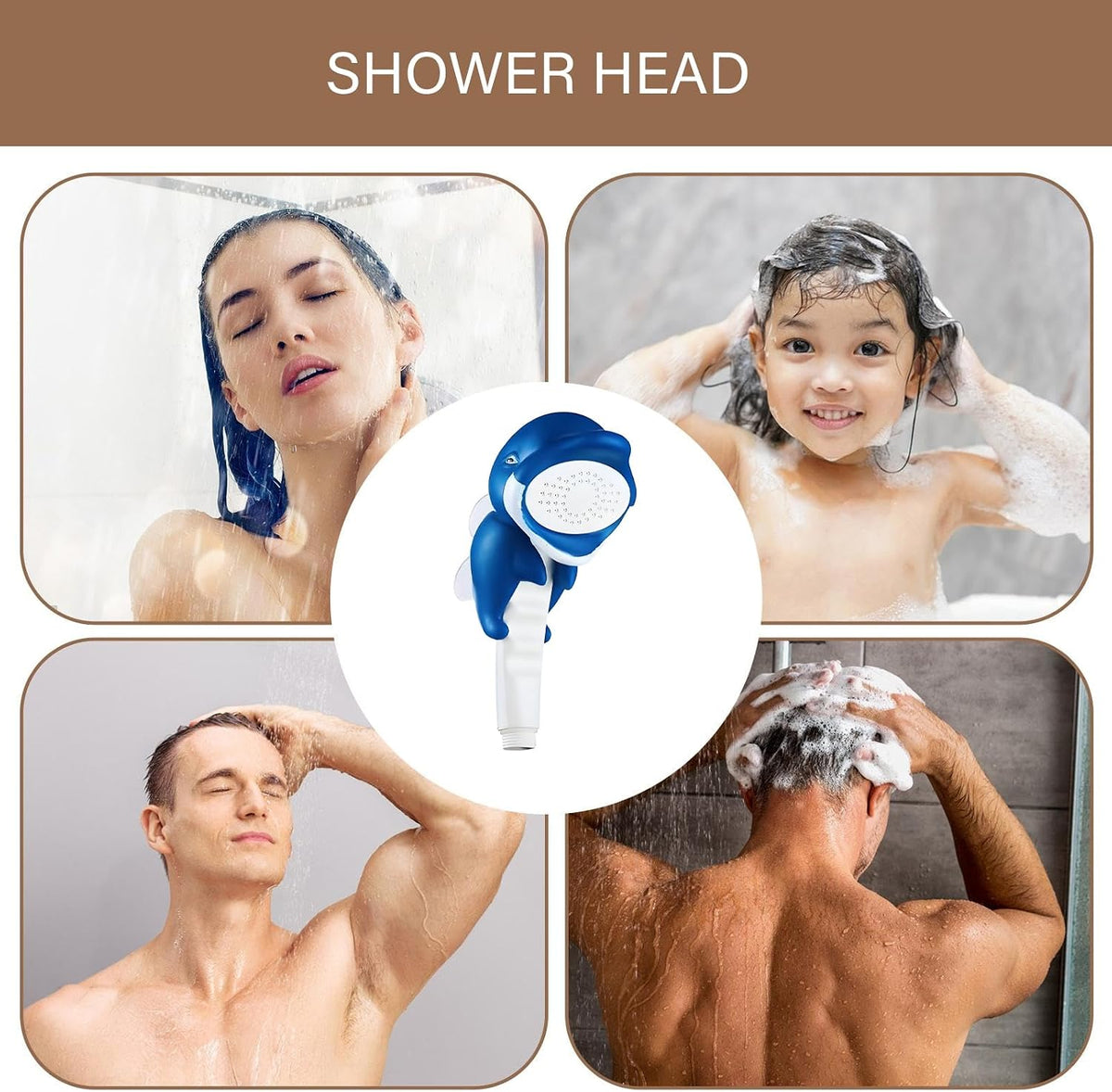 Bath Sprayer for Kids Reusable Portable Kids Bathing Shower