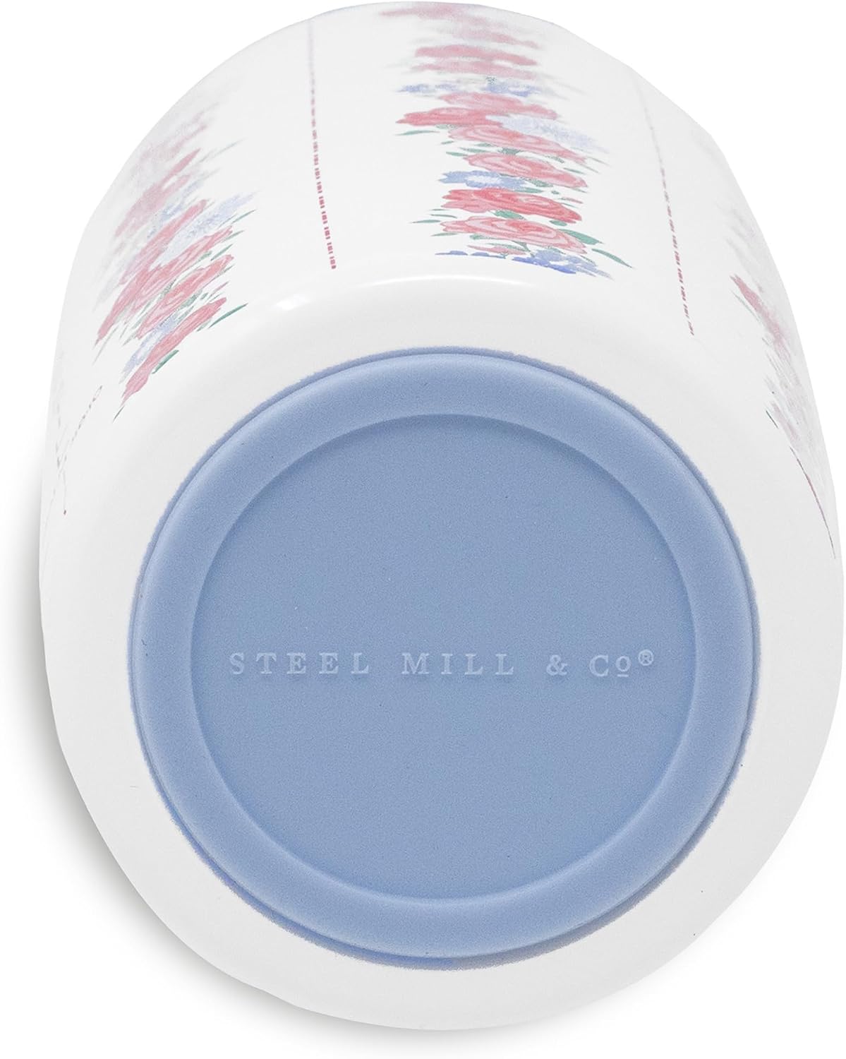 STEEL MILL AND CO. 20 oz Stainless Steel Tumbler, Insulated Faith Based Floral Design Travel Mug with Acrylic Slider Lid, Double Wall Coffee Cup for Hot & Cold Drinks (Be Still) | Insulated Faith Based Design Travel Mug with Acrylic Slider Lid, Double