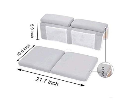 Mybabyly Bath Kneeling Pad and Elbow Rest – Bath Kneeler with Elbow Support - Ultra-Soft and Comfortable Memory Foam – 4 Functional Mesh Pockets – Non-Slip Design