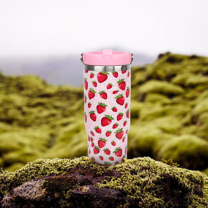 Butterfly 30 OZ Tumbler with Handle Flip Straw Lid Leak Proof | 30oz Butterfly Travel Coffee Mug Christmas Mothers Day Birthday Gifts for Women Lovers 30 Ounce Cup