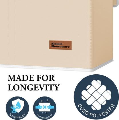 Double Laundry Hamper with Lid & Removable Bags, Dark Gray