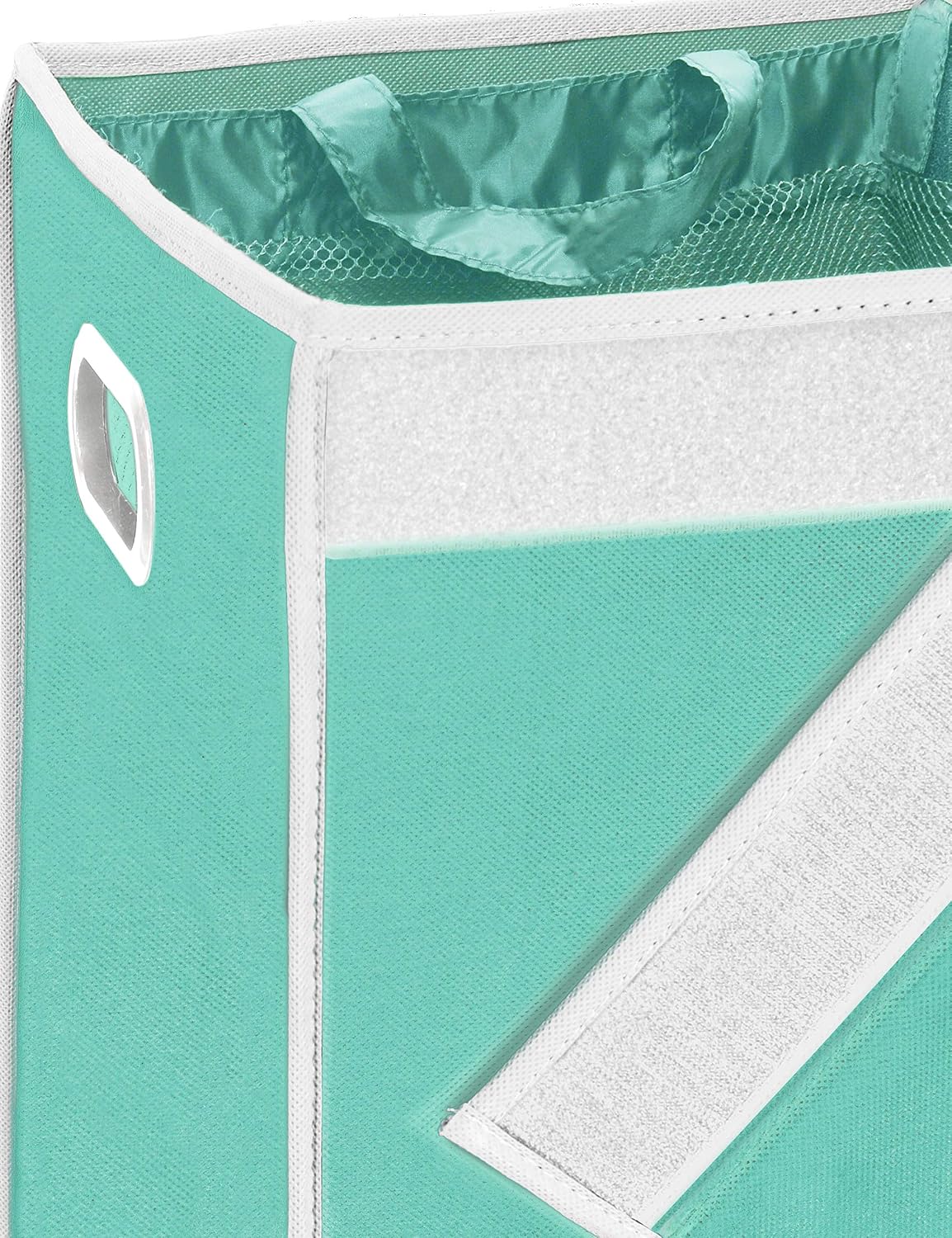 Double Laundry Hamper with Lid & Removable Bags, Dark Gray
