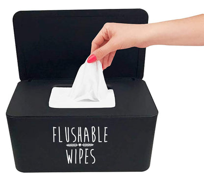 Flushable Baby Wipes Dispenser for Bathroom,8.2"L x 4.9"W x 3.9"H