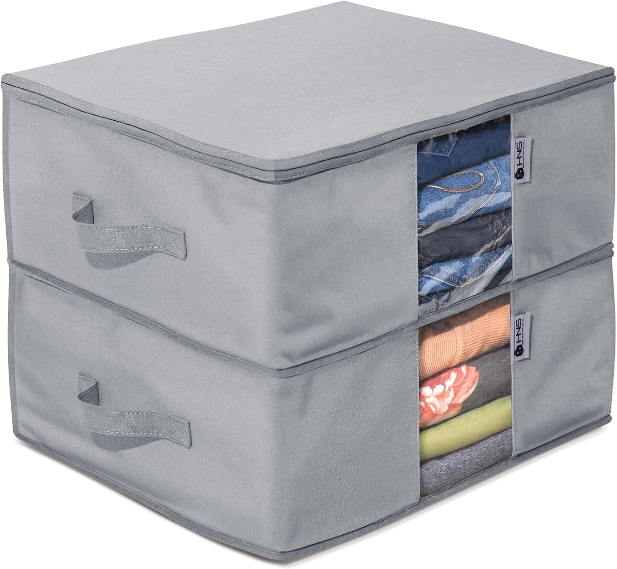 Cedar Clothes Storage Bag Organizer, Protects From Moths, Set of 2, Beige
