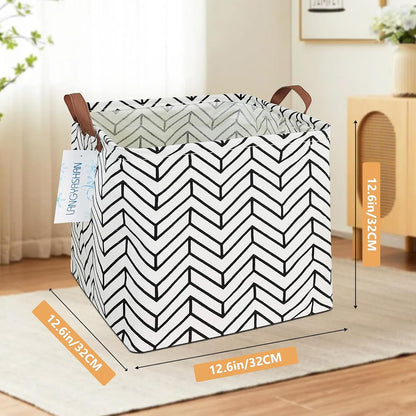 Square Storage Baskets Children Shelves Gift Toy Organizer Room Geometric