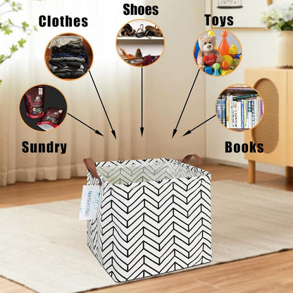 Square Storage Baskets Children Shelves Gift Toy Organizer Room Geometric