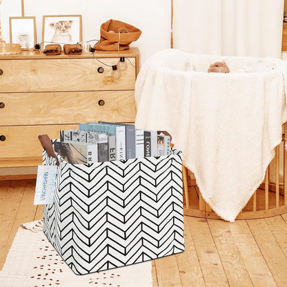 Square Storage Baskets Children Shelves Gift Toy Organizer Room Geometric