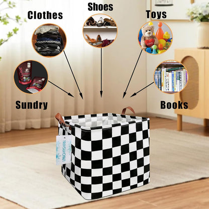 Square Storage Baskets Children Shelves Gift Toy Organizer Room Geometric