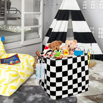 Square Storage Baskets Children Shelves Gift Toy Organizer Room Geometric