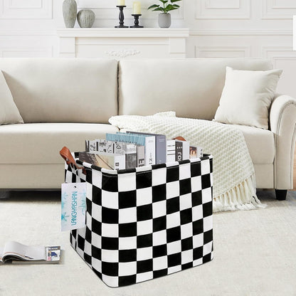 Square Storage Baskets Children Shelves Gift Toy Organizer Room Geometric
