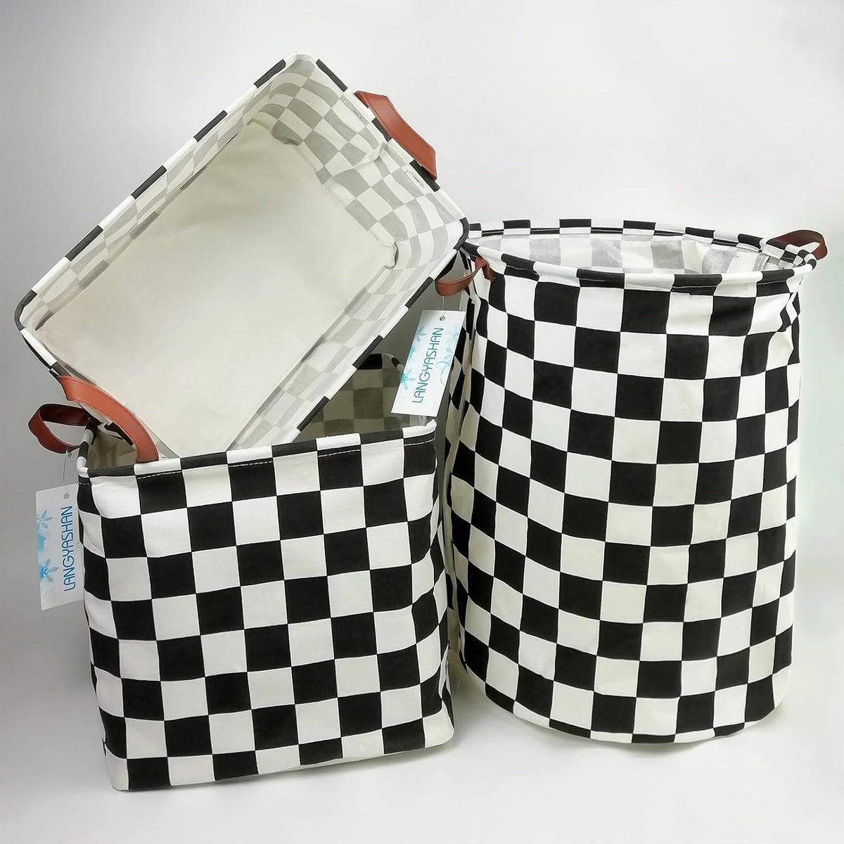 Square Storage Baskets Children Shelves Gift Toy Organizer Room Geometric