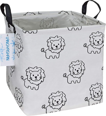 Square Storage Baskets Children Shelves Gift Toy Organizer Room Geometric