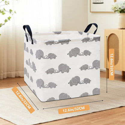 Square Storage Baskets Children Shelves Gift Toy Organizer Room Geometric