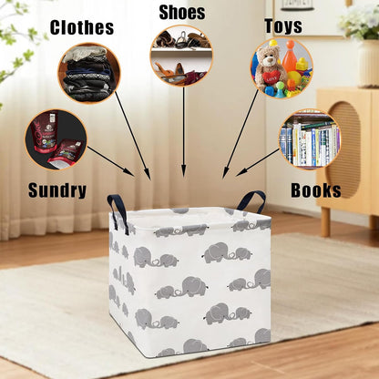 Square Storage Baskets Children Shelves Gift Toy Organizer Room Geometric