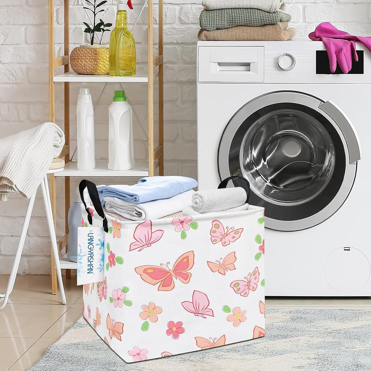 Square Storage Baskets Children Shelves Gift Toy Organizer Room Geometric