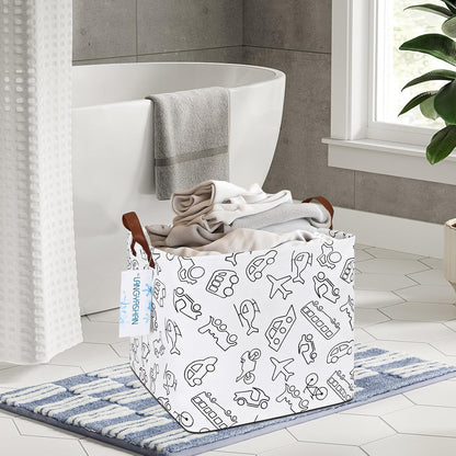 Square Storage Baskets Children Shelves Gift Toy Organizer Room Geometric