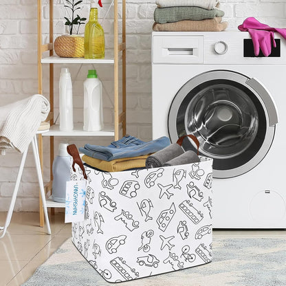 Square Storage Baskets Children Shelves Gift Toy Organizer Room Geometric