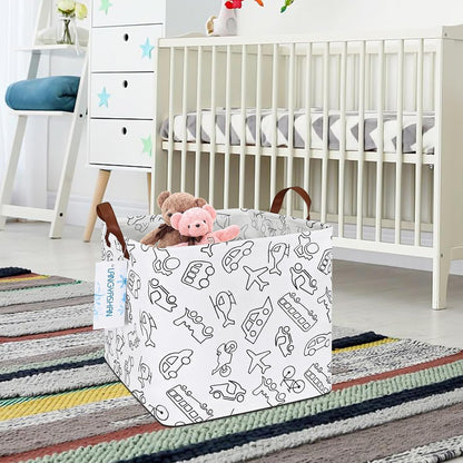 Square Storage Baskets Children Shelves Gift Toy Organizer Room Geometric
