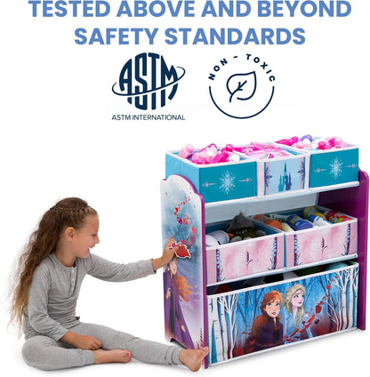 Design & Store 6 Bin Toy Storage Organizer, Disney Princess