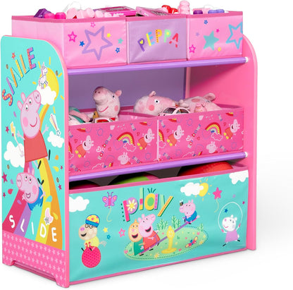 Design & Store 6 Bin Toy Storage Organizer, Disney Princess