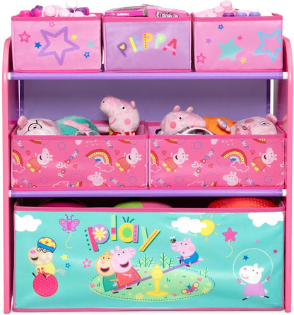 Design & Store 6 Bin Toy Storage Organizer, Disney Princess