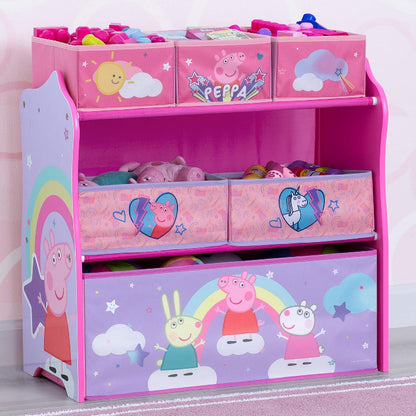 Design & Store 6 Bin Toy Storage Organizer, Disney Princess
