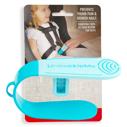 Car Seat Buckle Release Tool - Easy Opener Aid for Arthritis, Long Nails, Older Kids - Button Pusher for Infant, Toddler, Convertible 5 pt Harness car Seats - As Seen on Shark Tank (Pink)